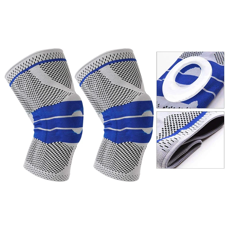 

Knee Brace Compression Sleeve Knee Sleeve For Meniscus Tear Arthritis Pain Relief Running Sports Woman And Men