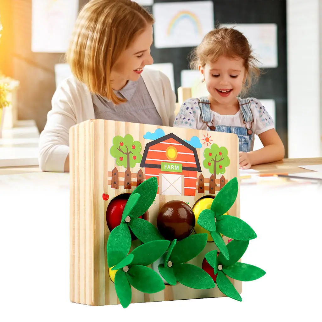 

Wood Train Carrots Game Funny Size Sorting Form Sorting for Babies in