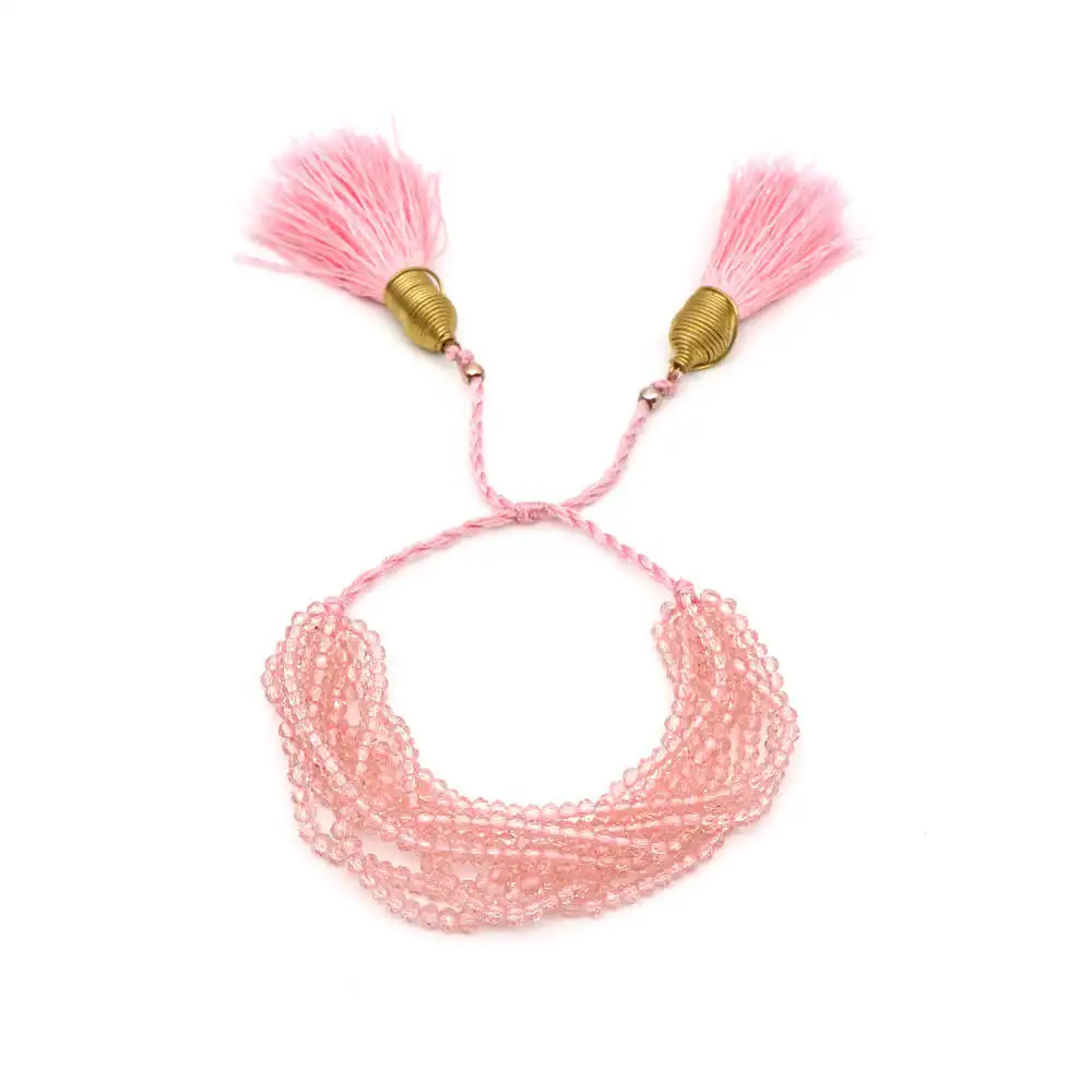 B Boho браслет evil eye MIYUKI браслет Pulseras Mujer женские ювелирные изделия хрустальные браслеты с кисточкой Золото Нержавеющая сталь Insta - Окраска металла: B