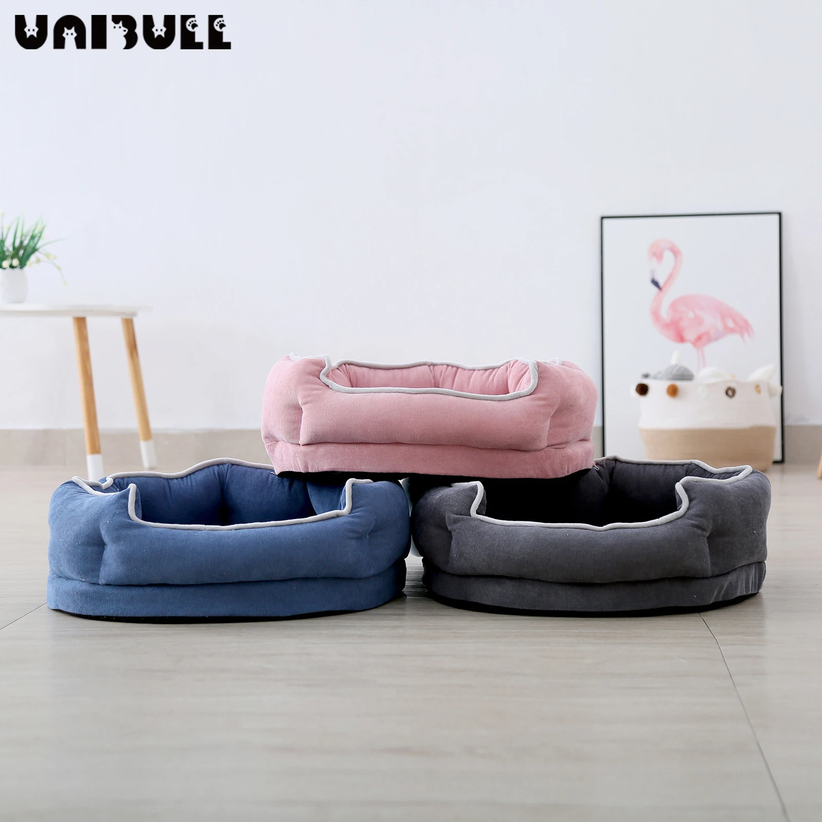 

Rectangle Dog Bed Sleeping Bag Kennel Cat Puppy Sofa Bed Pet House Winter Warm Beds Cushion for Small Dogs Dog Mat