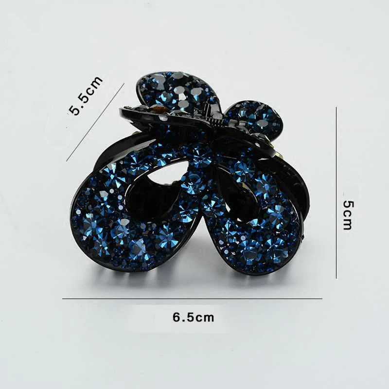 

Women Crystal Hair Claw Vintage Butterfly Hairpin Headband Crab Clip Shiny Rhinestone Bow Hair Clips Hair Accessories