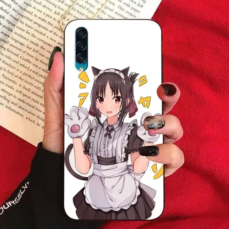 TOPLBPCS kaguya sama love is war черный чехол для сотового телефона Samsung A30s 51 71 10 70 20 40 20s 31 10s A7 A8