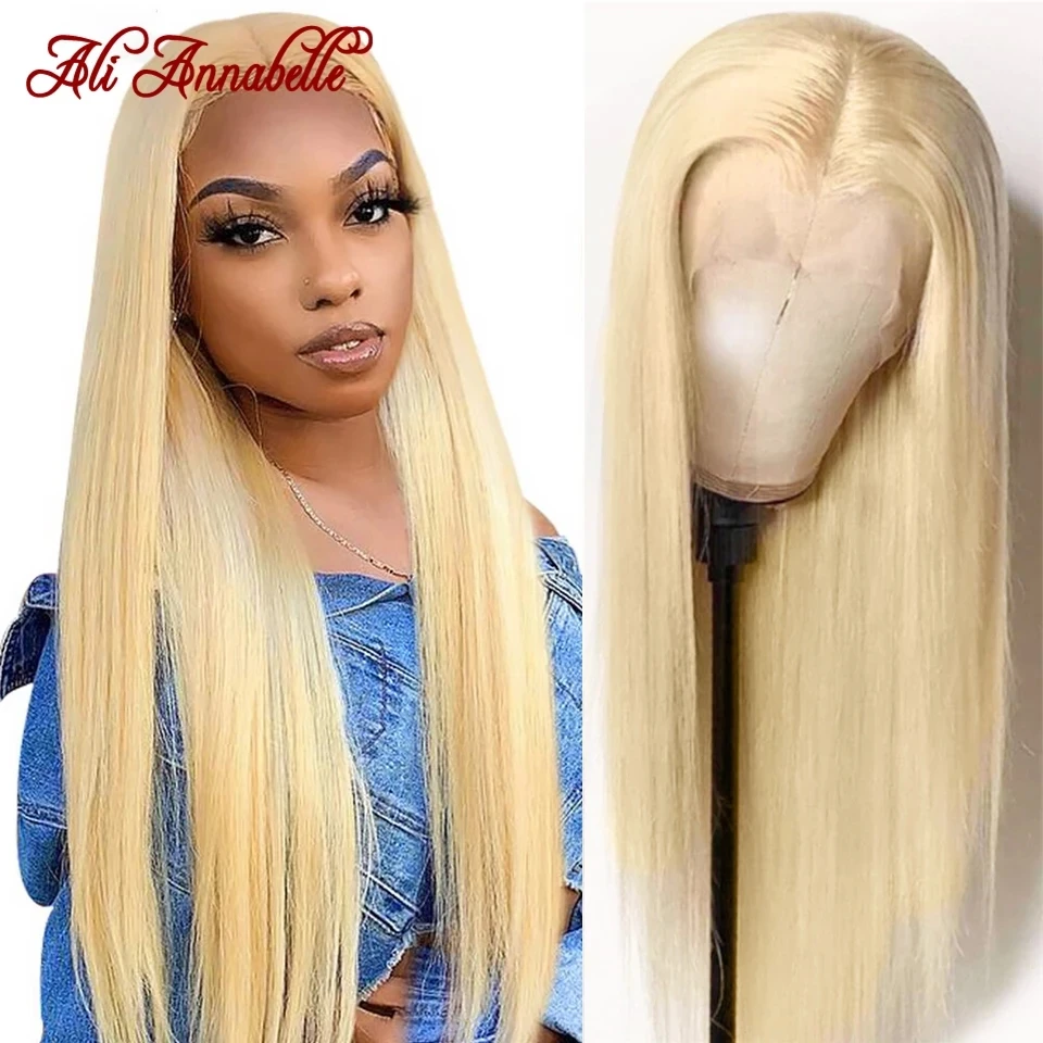 

Парик на сетке спереди, 613, бразильские прямые волосы, предварительно выщипанные, 4x4 13x4, парики на сетке, 613 светлые парики на сетке спереди из ...