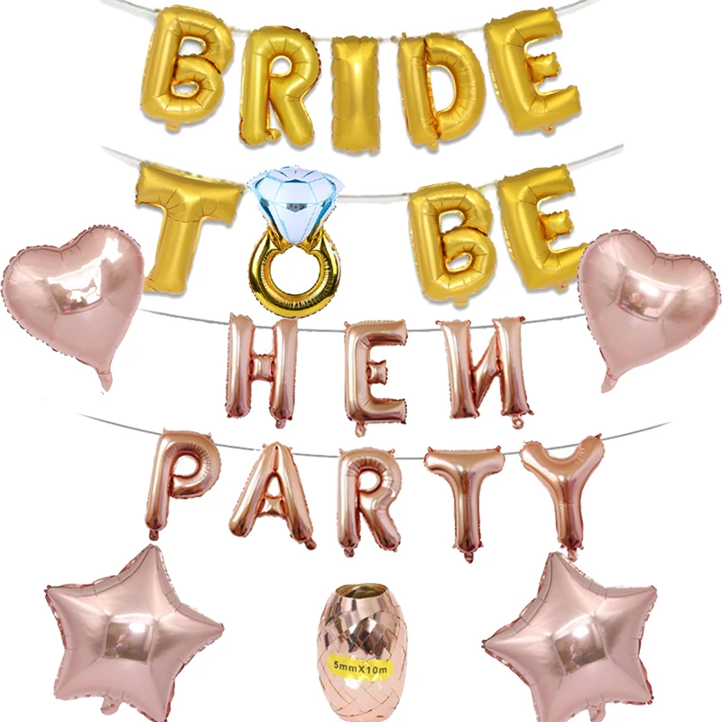 

Свадебные Воздушные шары из фольги, украшения, вечерние буквы в стиле холостяка, АЛМАЗНОЕ КОЛЬЦО для невесты, вечерние украшения, zz62