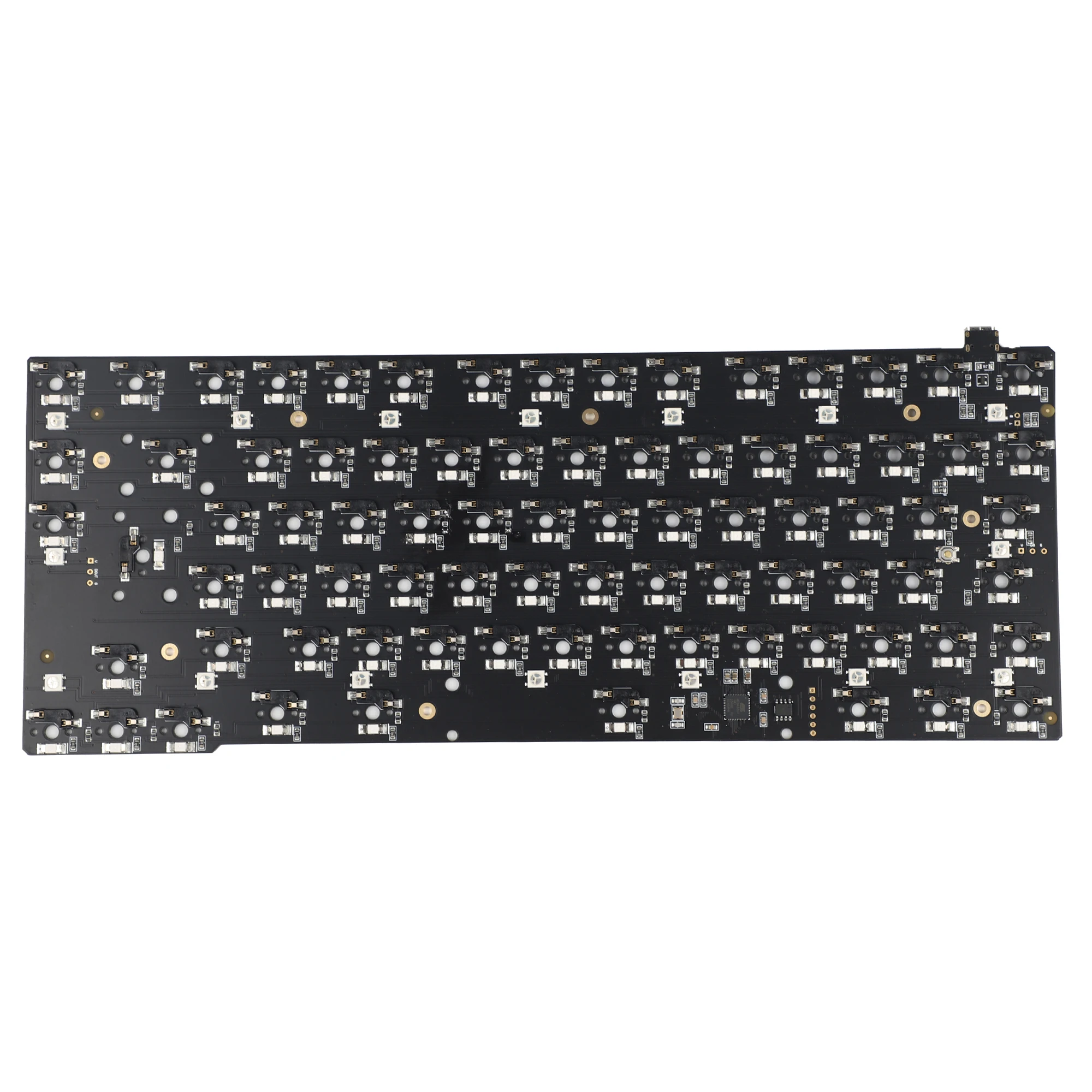 

Чехол ID80 80 80 V2 ISO QMK с заменяемой печатной платой типа C с горячей заменой через поддержка ID80 V2 ISO