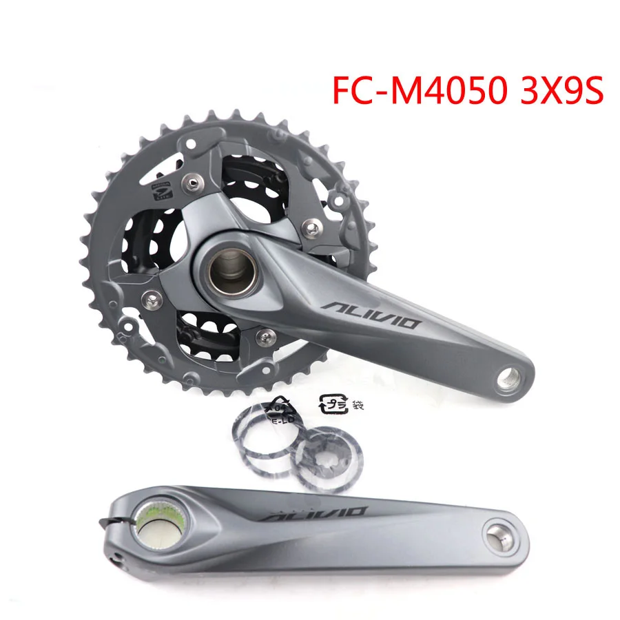ALIVIO FC M4050 Crankset 3X9S оригинальная коробка MTB велосипедная цепь Whee 170 мм Crank части