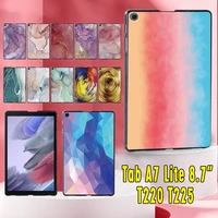 for samsung galaxy tab a7 lite 8 7 inch sm t220 sm t225 tablet case tab a7 lite 2021 watercolor pattern durable slim back case