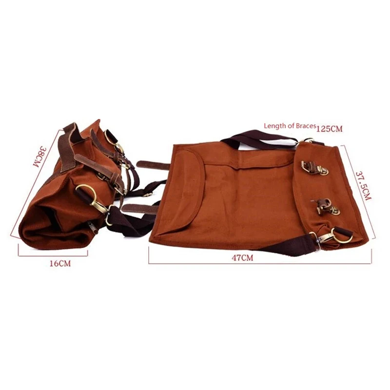 

Bar Bartender Carrying Bag Creative Bartender Canvas Toolkit Pack Bar Tools Cocktail Shaker Set Storage Bag Only