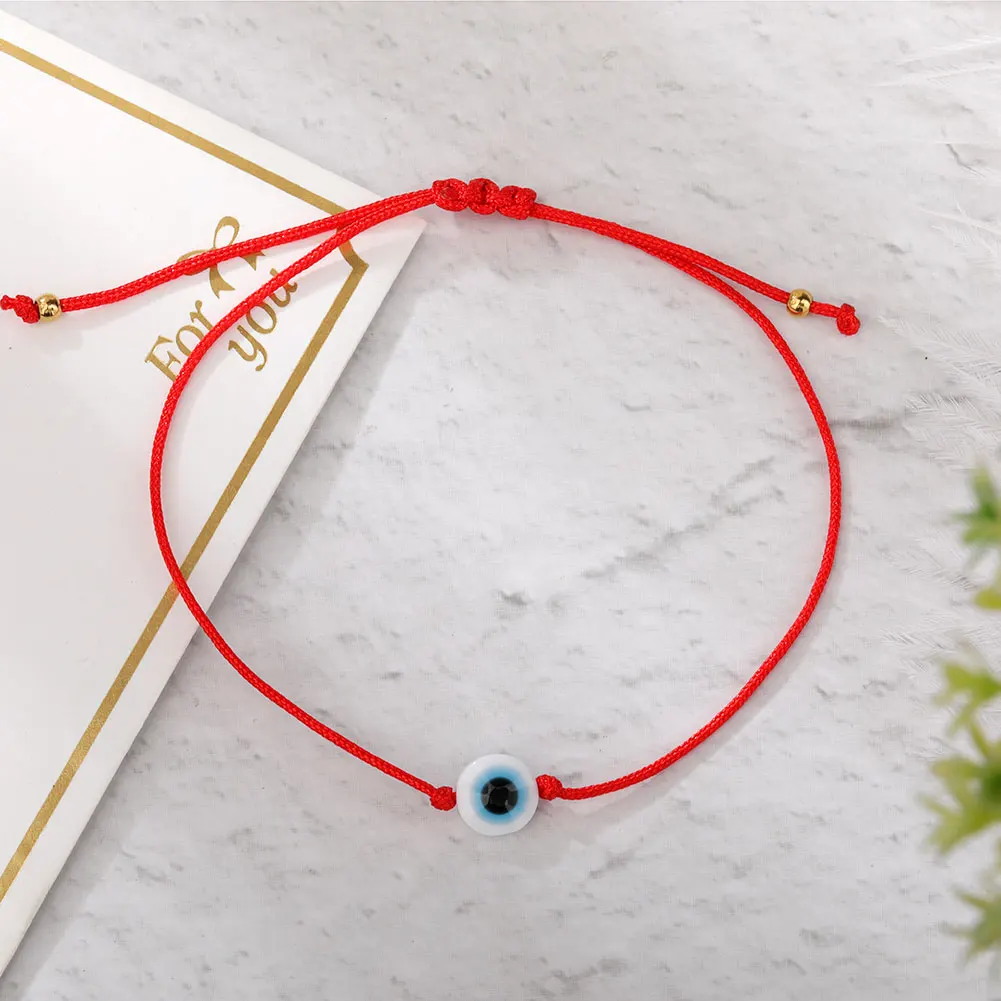 Браслеты ручной работы с изображением сглаза регулируемый браслет-гирлянда Kabbalah