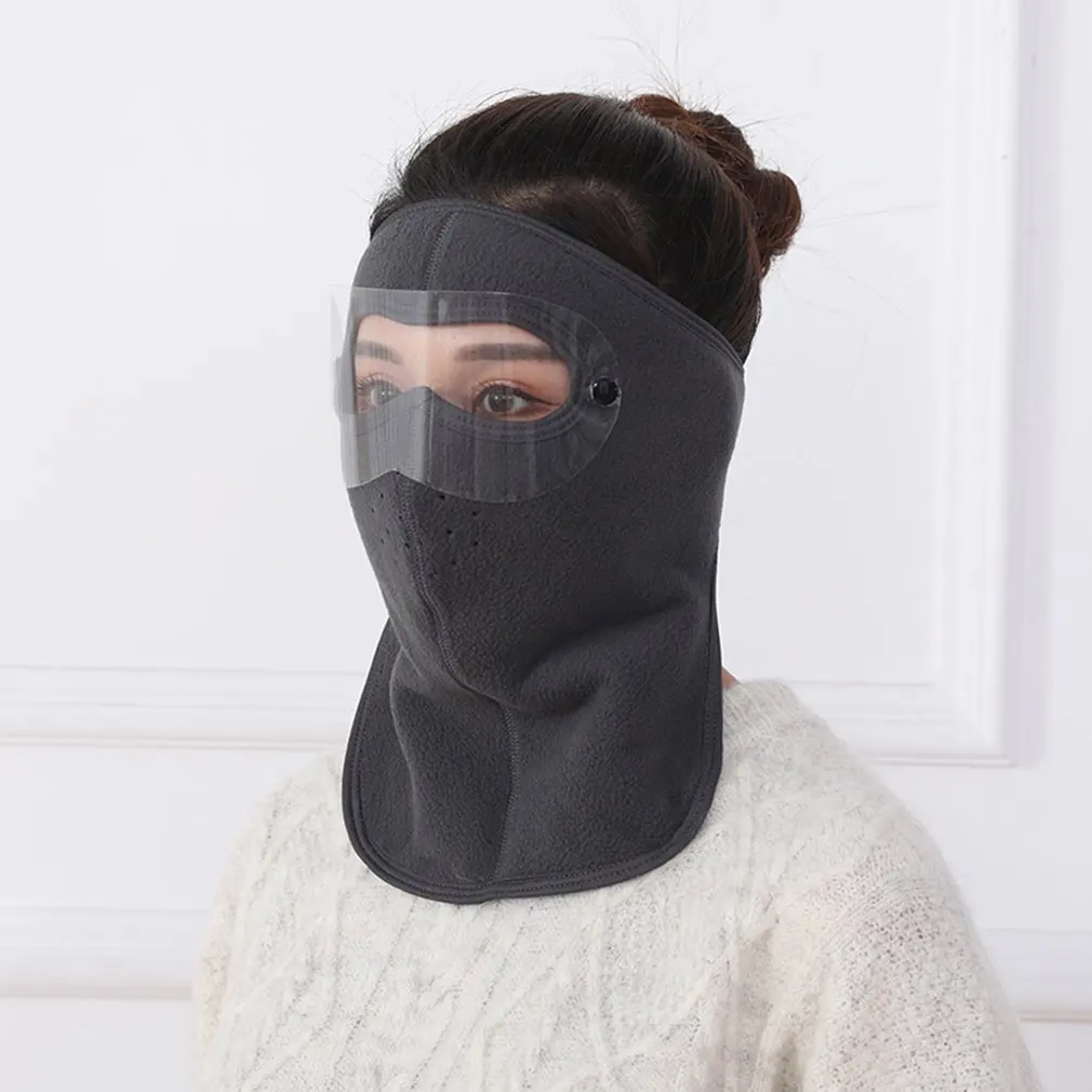 

Full Face Protection Headgear Dust-Proof Anti-Fog Winter Warm Long Full Face Protection Masks Windproof Goggles