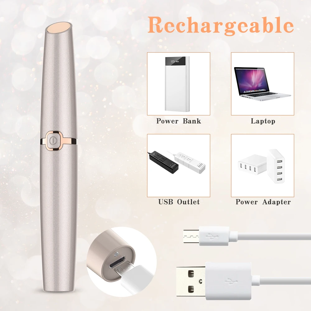 Перезаряжаемый триммер для бровей электронная Бритва губ рук тела лица удаления