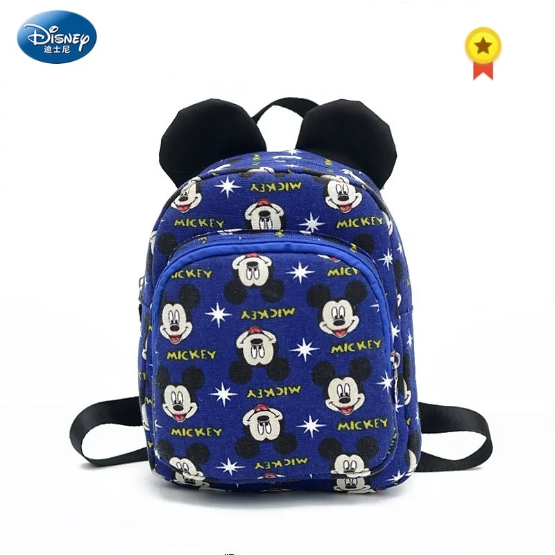 Холщовый Рюкзак с Микки для мальчиков и девочек мини-рюкзак девочек-подростков