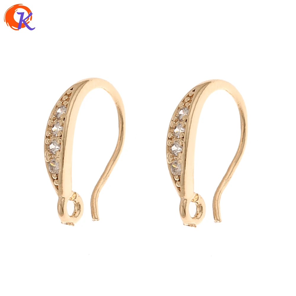 Cordial Design 100Pcs 3*15MM Jewelry Accessories/DIY Making/Earring Findings/Hand Made/Rhinestone CZ Earrings Hooks | Украшения и
