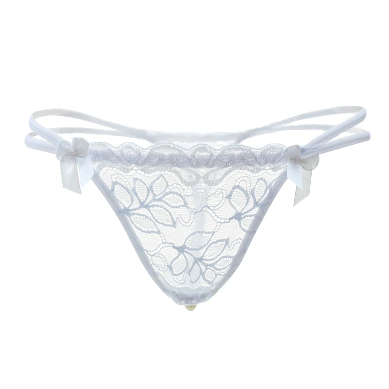 Женское сексуальное нижнее белье с открытой промежностью трусики Горячая Эротика, порнография прозрачное кружевное нижнее белье с вырезами бикини с ремешками стринги с жемчугом