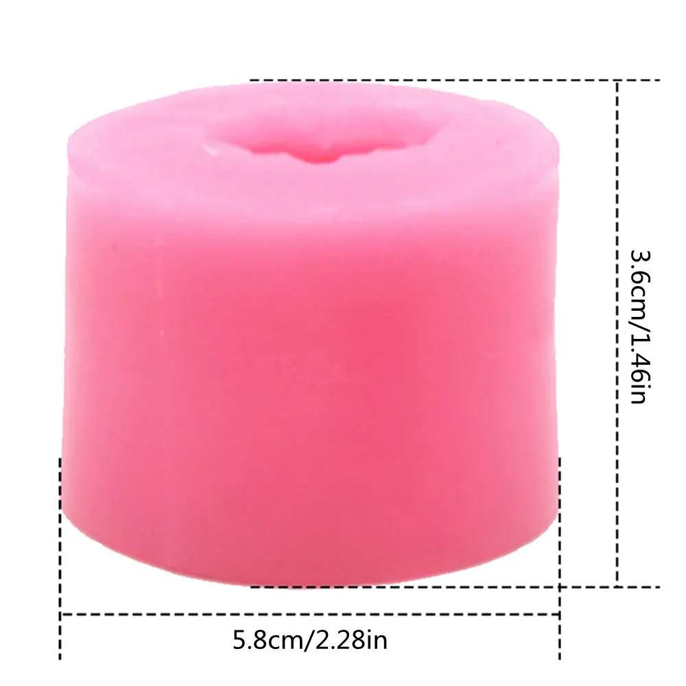 Новый 3D цветок Роза силиконовая форма для помадки мыла торт желе конфеты мусс