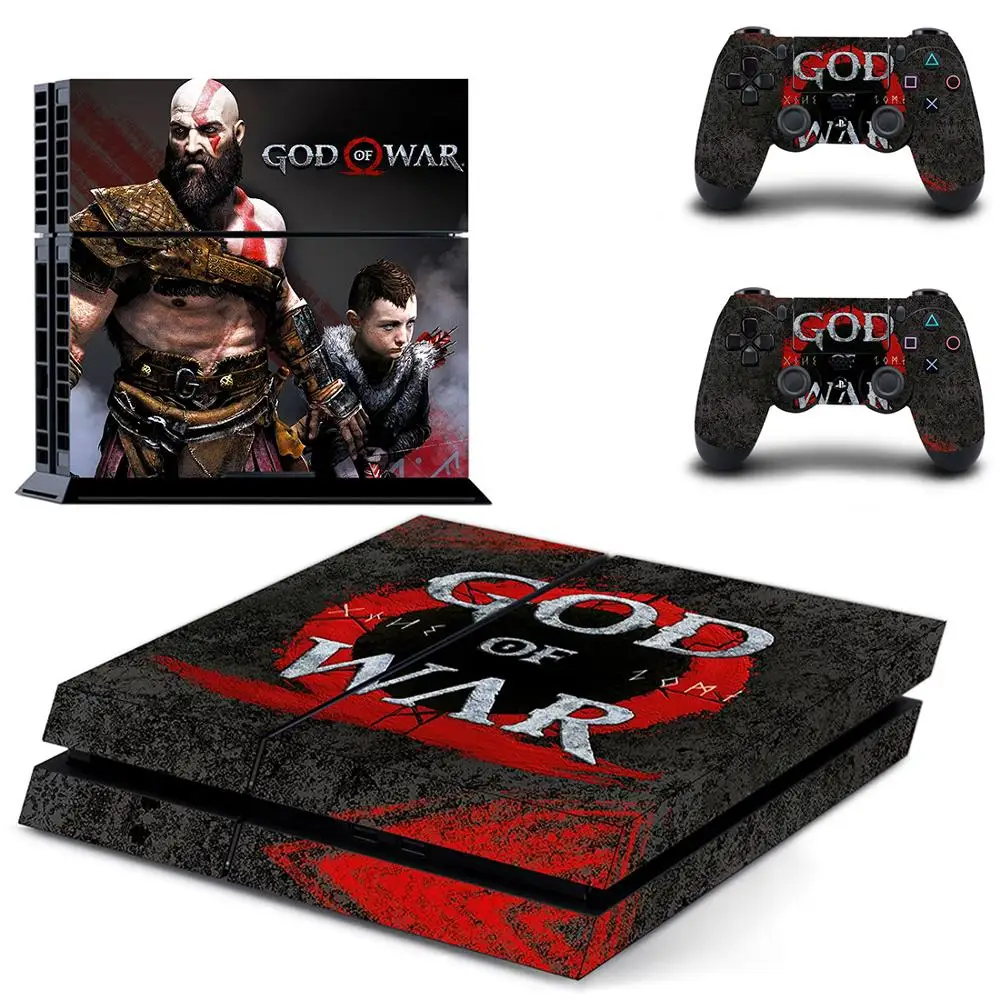 Виниловая наклейка для консоли и контроллеров PS4 Game God of War PlayStation 4 PS4|Наклейки| |