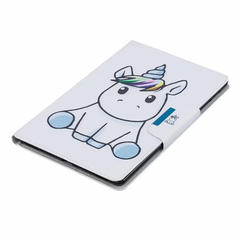 Модный чехол для планшета с фламинго единорогом Samsung Tab A 10 1 2019 кожаный Galaxy T510