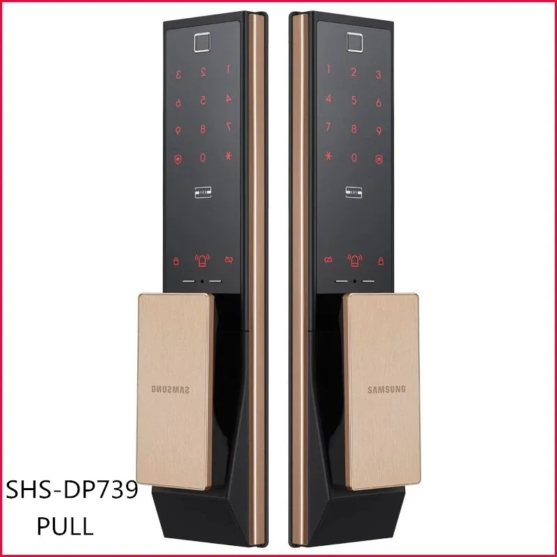 SAMSUNG цифровой отпечаток пальца Bluetooth дверной замок без ключа SHP-DP738/SHP-DP739 английская версия большой Eurp Moritse - Цвет: SHP-DP739 PULL