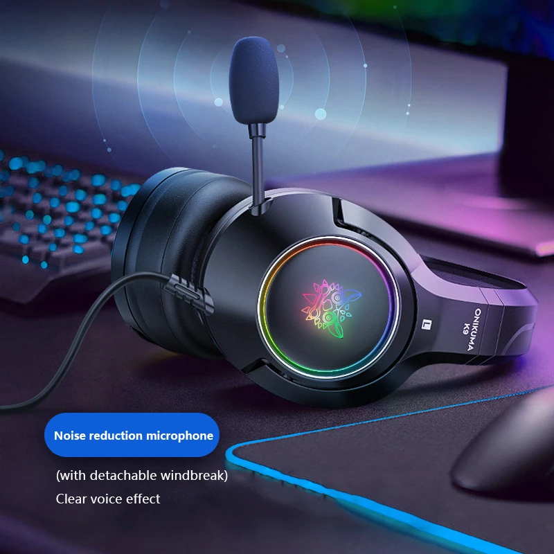 Gaming Headset Pc Usb 3.5Mm Wired For Xbox / PS4 Headsets With 50Mm Driver Surround Sound & Hd Microphone Computer Laptop | Электроника