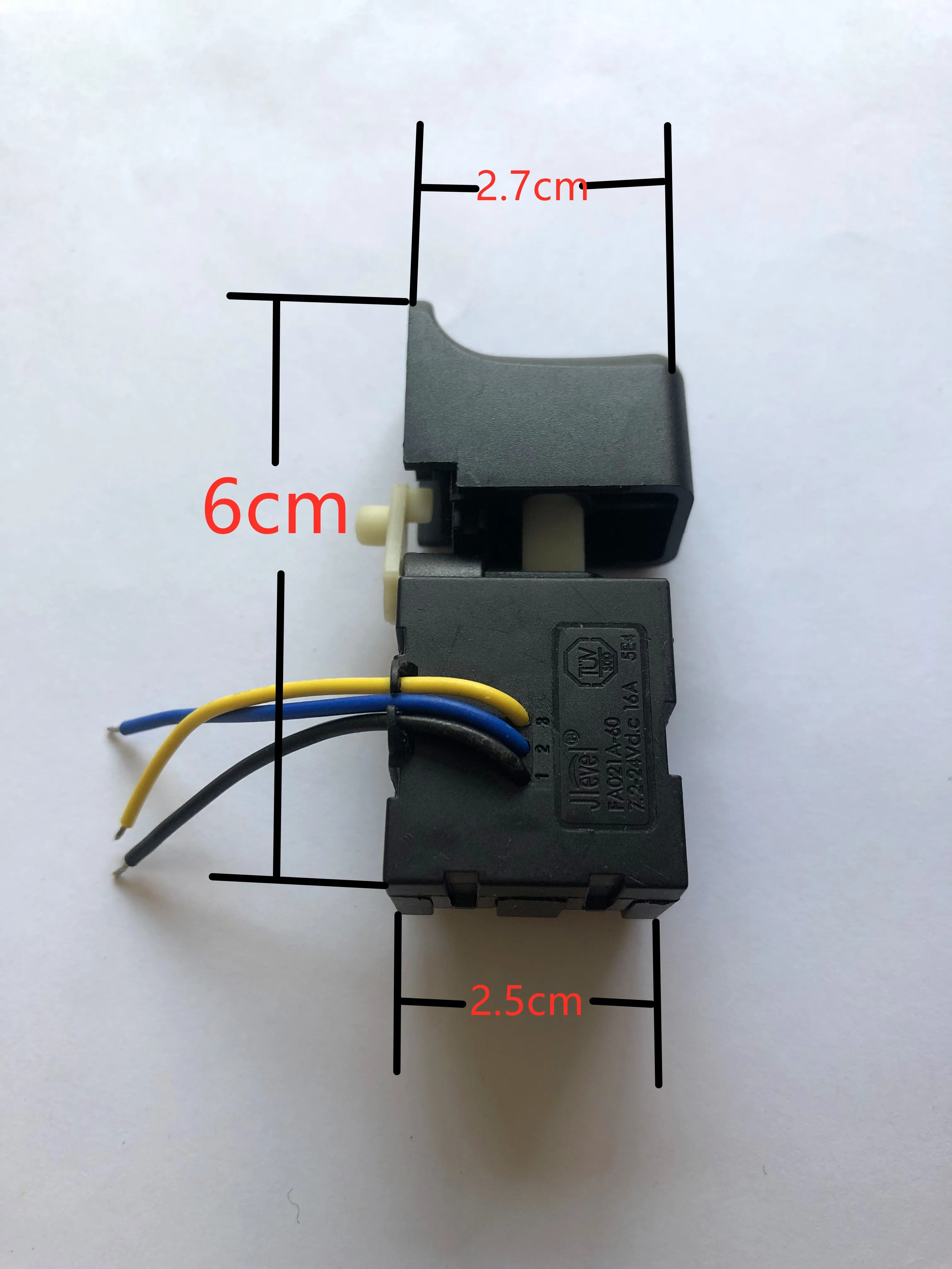 Jlevel переключатель электрической дрели Φ 7 2 24V d.c 16A FA021A|Перемычки| |