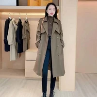 2021 new women trench cheap wholesale autumn winter hot selling womens fashion casual ladies work wear nice coats