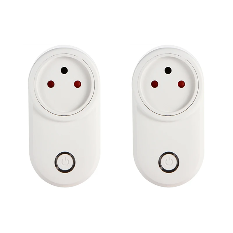 2pcs FrankEver Israel wifi умная розетка, умная розетка, Беспроводная розетка, голосовое интеллектуальное управление, работа с Alexa Google home - Цвет: 2pcs