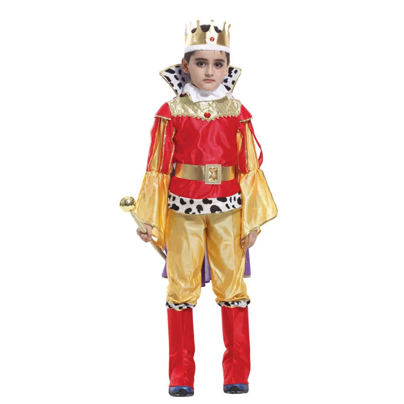 

Umorden Halloween Purim Carnival The King Prince Costume for Boy Boys Kids Children Fantasia Infantil Cosplay Clothing Set