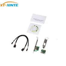 XT-XINTE Mini PCI-Express Gigabit Ethernet RJ45 Port Adapter 10/100/1000 Base-T Network LAN Controller for Desktop Computer