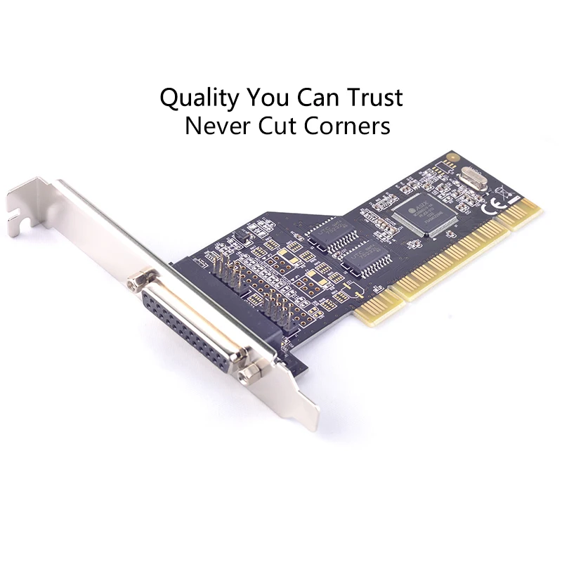 Последовательный параллельный адаптер PCI 2 порта DB9 RS232 DB25 25-контактный кабель