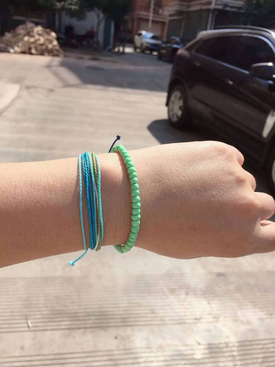 Ювелирные изделия в стиле бохо Подарочный браслет ручной работы хлопковая нить