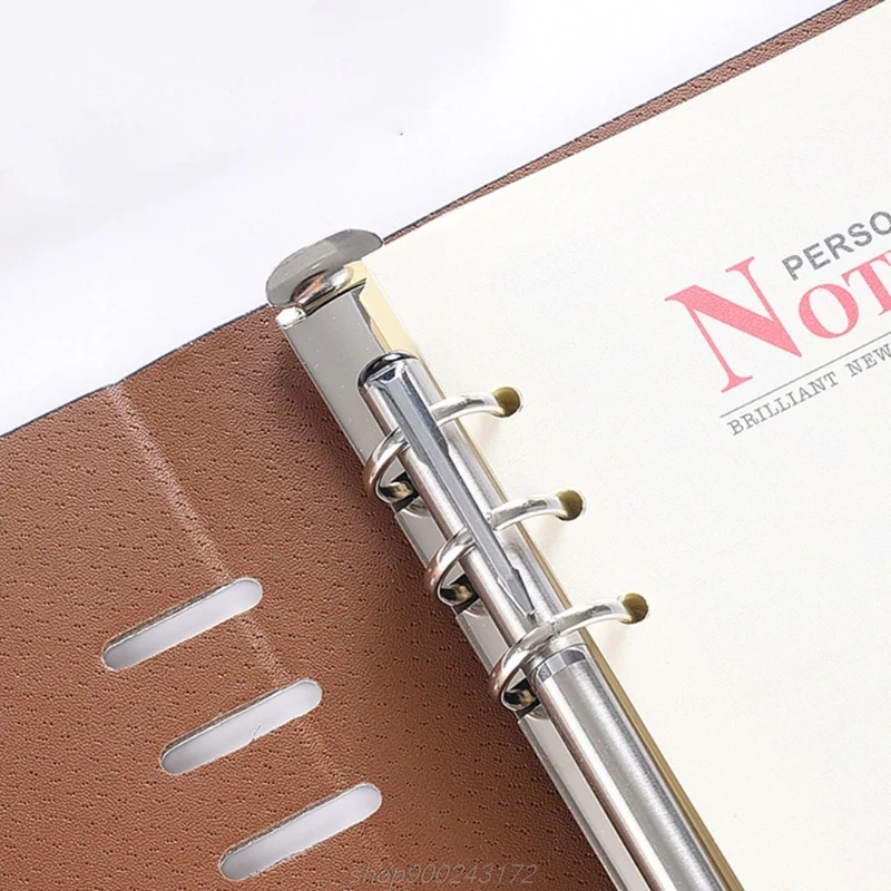 

A5/A6 PU Notebook Notepad Loose-leaf Diary Business Journal Planner Agenda Organizer Note Book Binder 6 Holes M21 21 Dropship