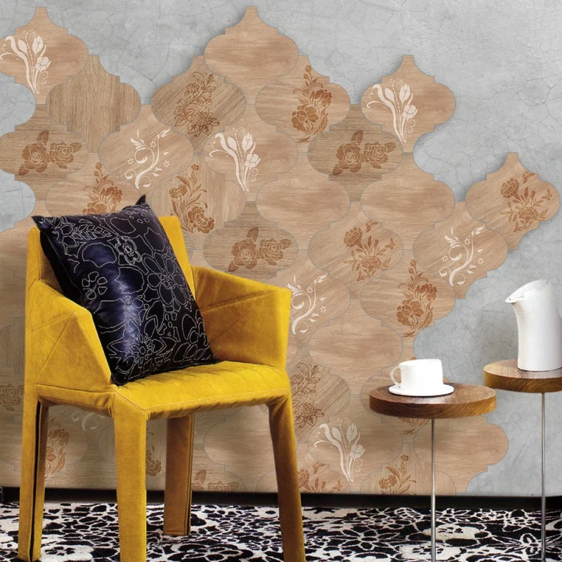 10 шт. современный стиль фонарик с узором в виде плитки водостойкие наклейки для