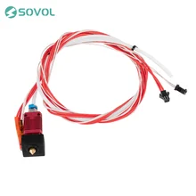 Ender-5 Plus 1.75mm Extruder Hotend Kit Hot End Kits 0.4mm Nozzle Aluminum Heat Block Silicone Cover For 3D Printer Ender-5 Plus