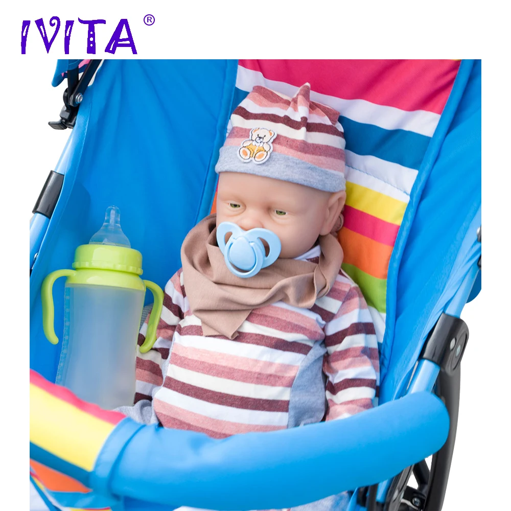 [Доставка от US & CN] IVITA WG1502 силиконовая кукла для новорожденной девочки