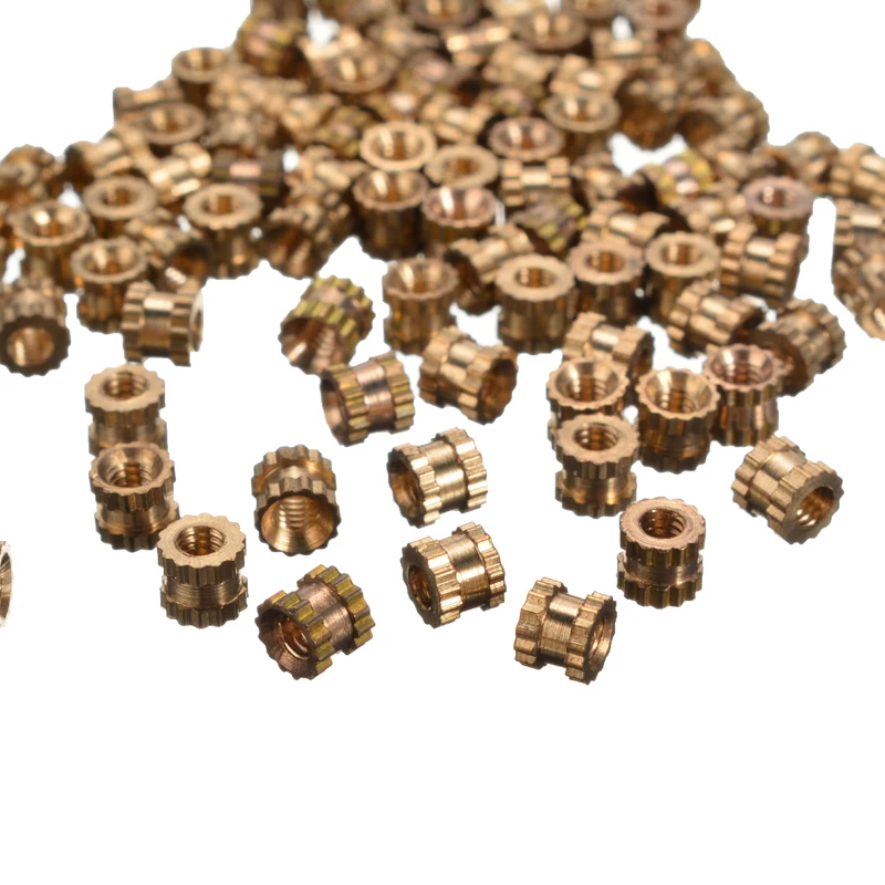 100 шт. круглые встраиваемые гайки M2X3 мм|embedded nut|threaded insert nutsinsert nut |