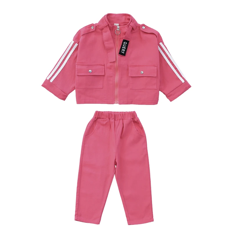 Модная брендовая детская одежда комплект из двух предметов для девочек