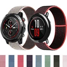 Нейлоновый ремешок-петля для Xiaomi Amazfit Pace Stratos 3 22S, тканый браслет для смарт-часов Amazfit GTR 47 мм 2E, 22 мм