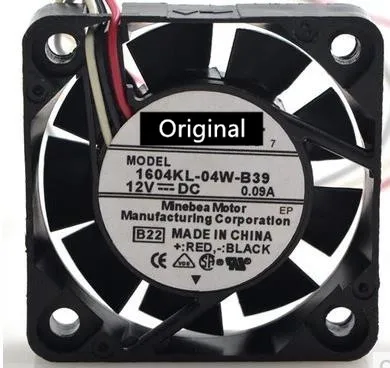 

Original 100% working 1604KL-04W-B59 40MM 4cm 4010 DC 12V 0.073A server inverter axial cooling Fans cooler blower