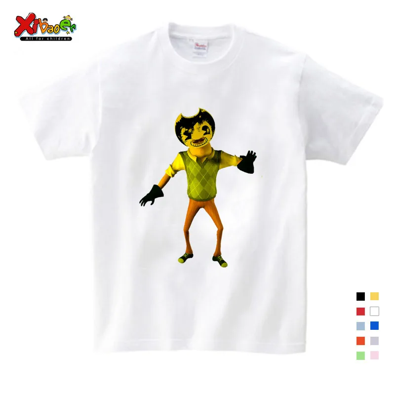От 3 до 12 лет для мальчиков и девочек игры Hello Neighbor узор футболка детские