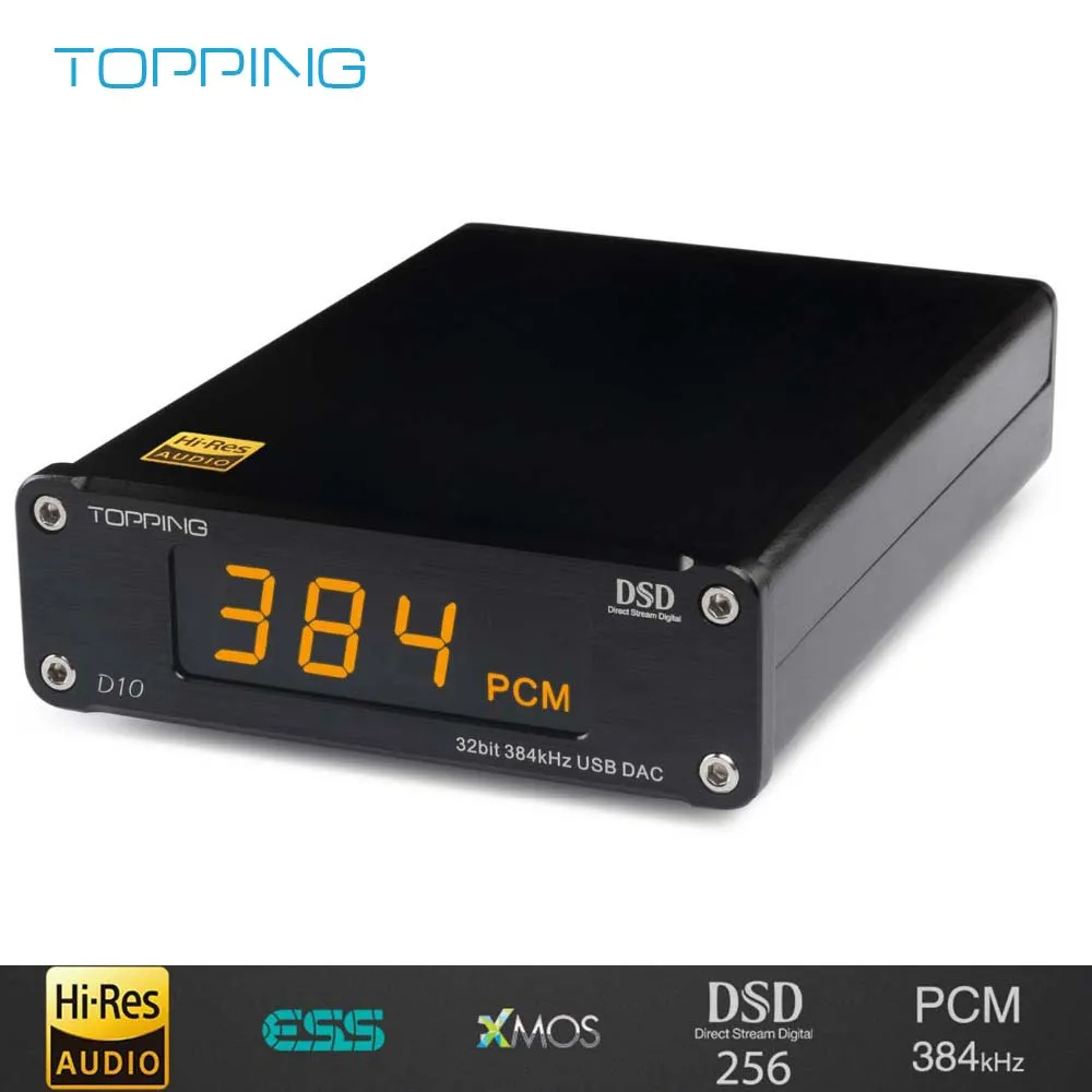 TOPPING D10 цифровой USB DAC аудио усилитель Hifi Spdif DAC Amp ES9018KAM DSD DAC усилитель аудио декодер xmos xu208 сбалансированный