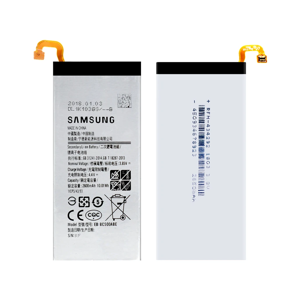100% Оригинальный Батарея EB-BC500ABE для Samsung Galaxy C5 SM-C5000 мобильный телефонная батарея
