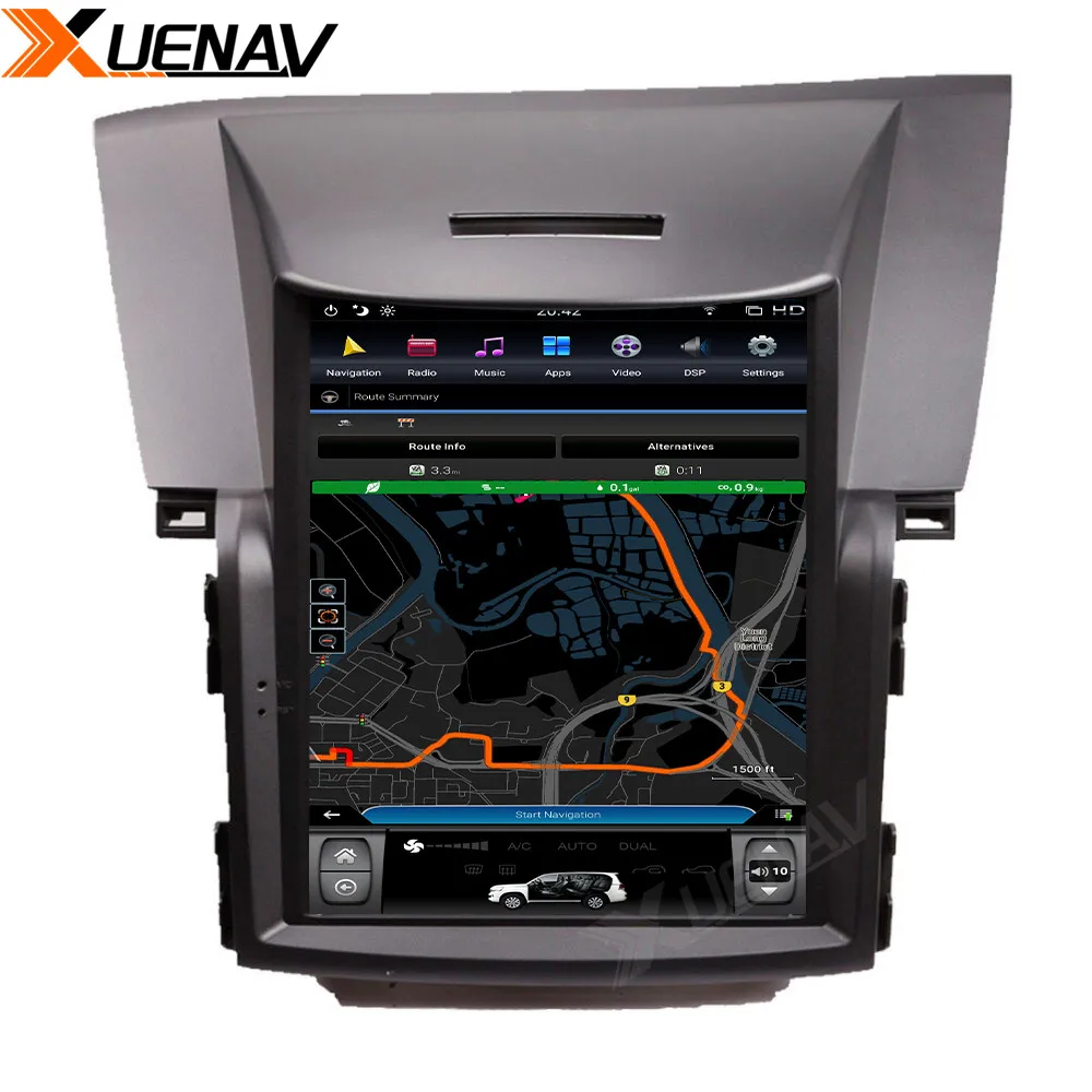 

XUENAV For-Honda-CR-V CRV 2012-2016 Auto Radio Car GPS Navigation 10.4 Inch Vertical Screen Car DVD Player