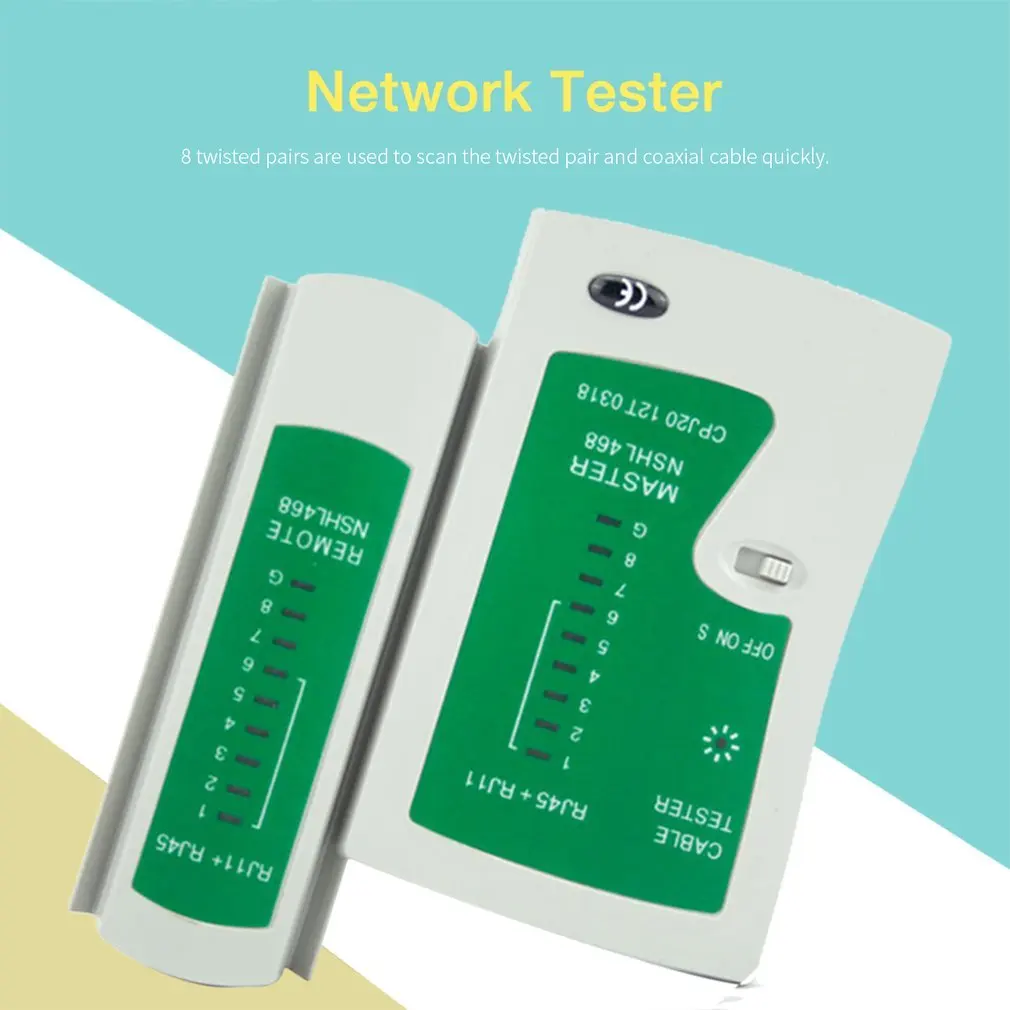 Тестер сети Lan rj45 rj11 + обжимные клещи для разъемов Ethernet|Сетевые инструменты| |