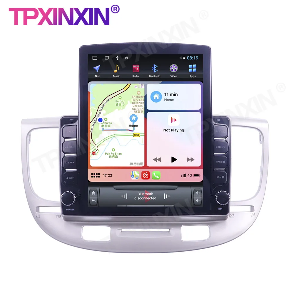 구매 기아 리오 2005-2008 테슬라 스타일 안드로이드 6 + 128G 무선 Carplay 스테레오 수신기 자동차 라디오 플레이어 IPS Dsp에 대한 자동차 라디오 스테레오