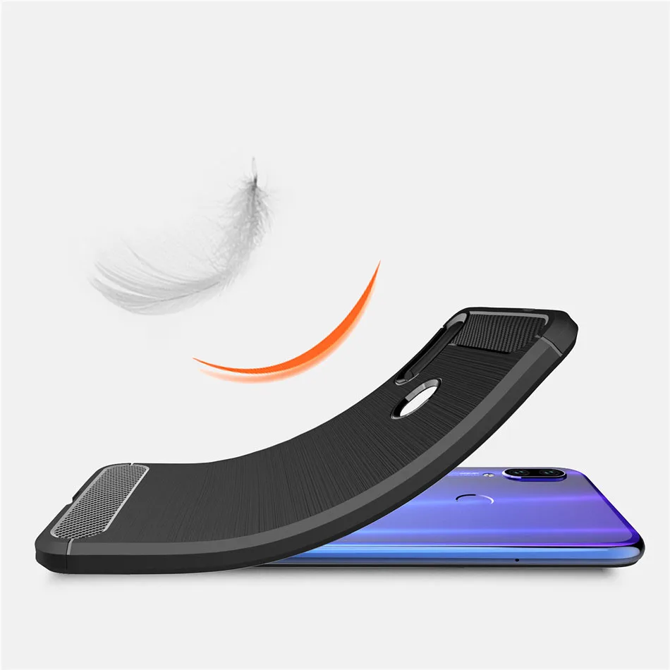 Силиконовый чехол для Xiaomi Redmi Note 7 6 5 4X 7A 6A 5A Plus Pro Чехол из углеродного волокна ТПУ |