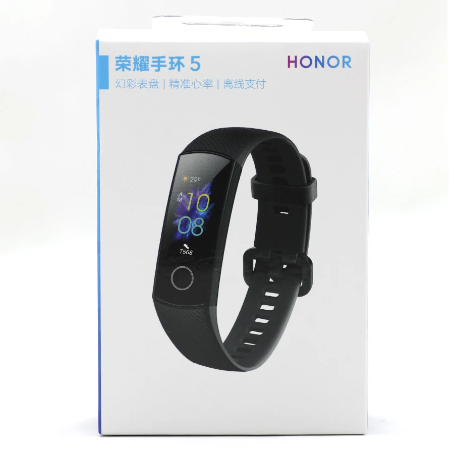 Браслет для Honor Band 5, умный Браслет, 5 оксиметров, волшебный цвет, сенсорный экран, для плавания, для обнаружения сердечного ритма, сна, сна