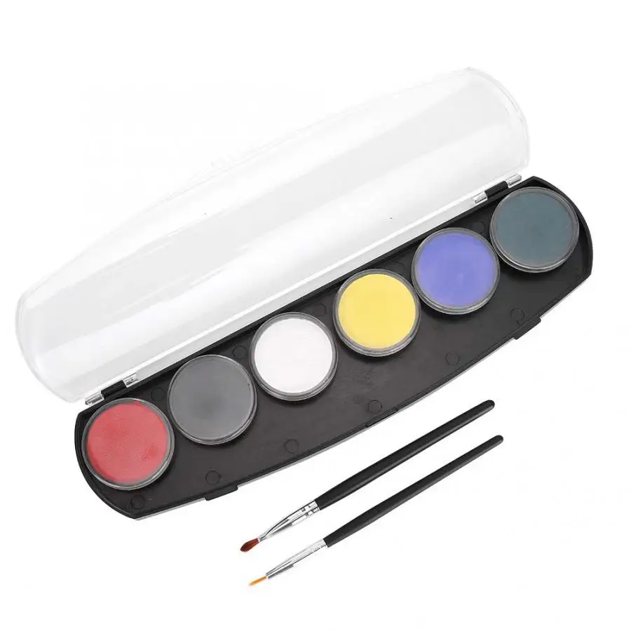 

Face Body Paint 6 Colors Professional Face Body Paint Pigment Makeup DIY Paint Pigment Accessory Halloween Party Body Paint