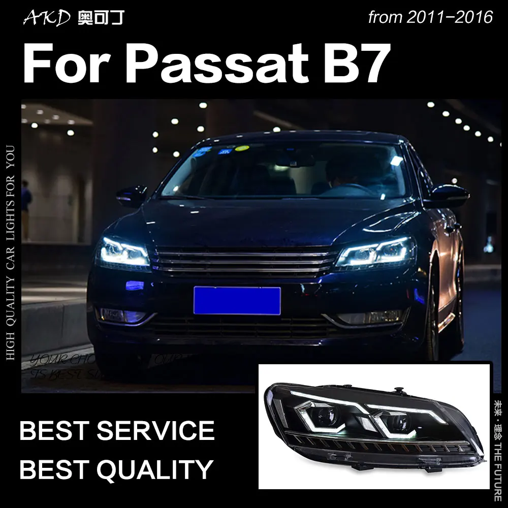Sonderaktion 20 Off Akd Auto Styling Fur Vw Passat B7 Scheinwerfer 2011 2016 Led 