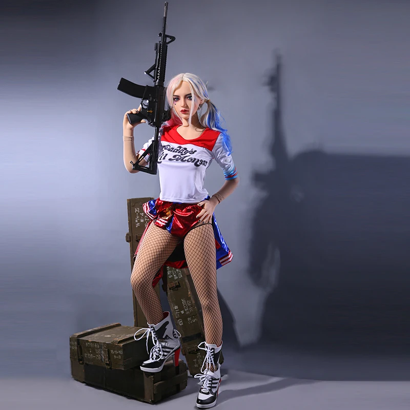 160 см клоун секс-робот Реалистичная кукла с металлическим скелетом силиконовая