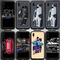 cool tokyo drift jdm sports car phone case for huawei y6p y8s y8p y5ii y5 y6 2019 p smart prime pro